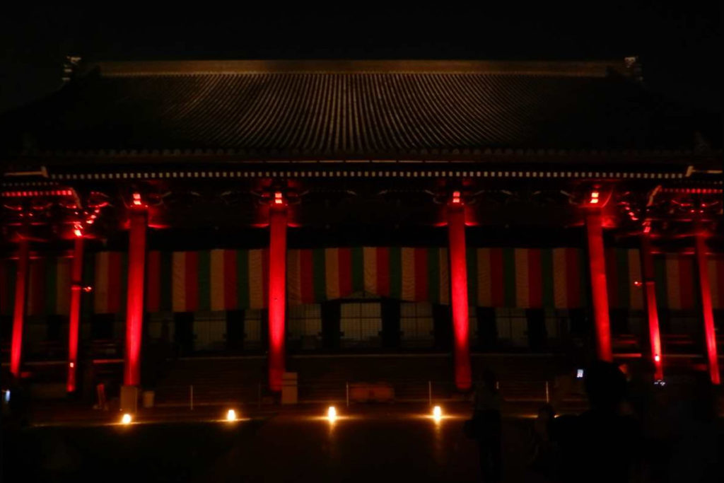 西本願寺御影堂ライトアップ