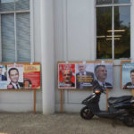 フランス大統領選ポスター