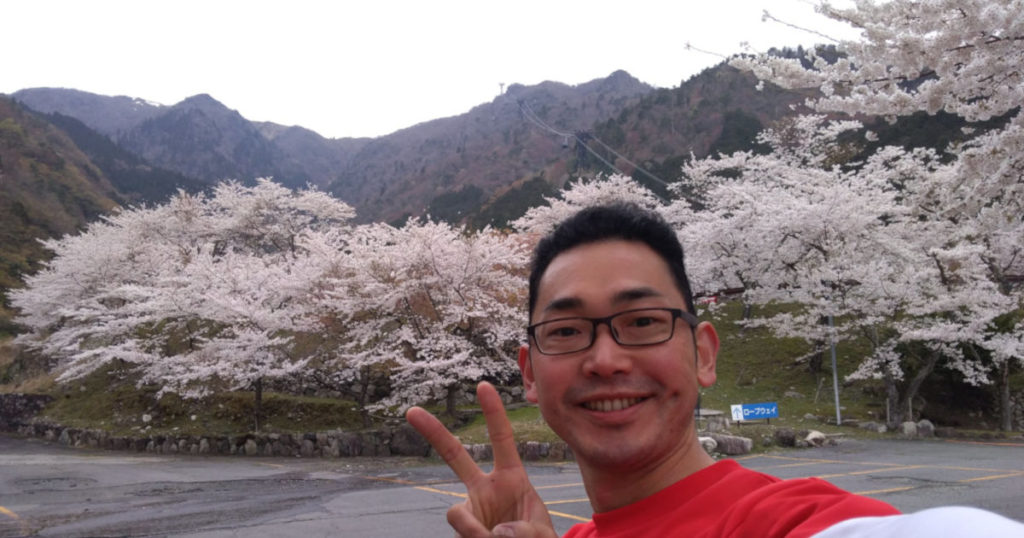 琵琶湖バレイの桜とwishigrow